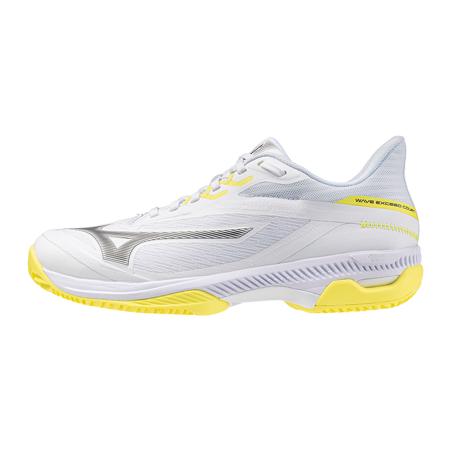 Mizuno WAVE EXCEED COURT PADEL White/Black Sand/Lemon Tonic