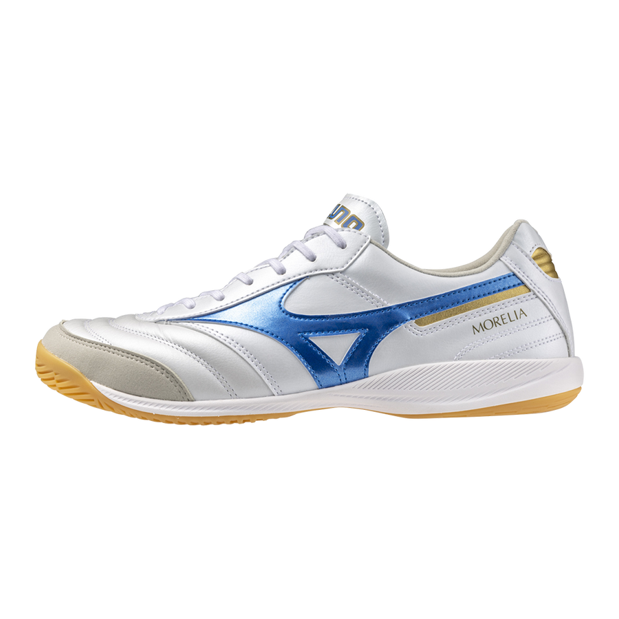 Mizuno MORELIA SALA ELITE IN White/laser blue/gold