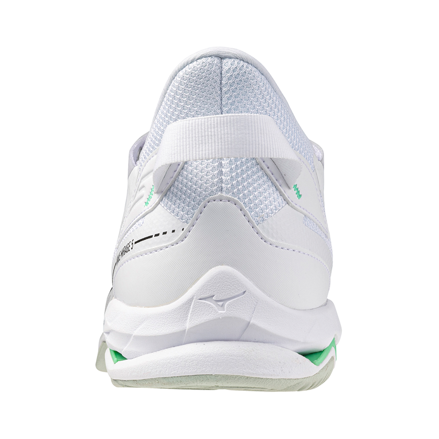 Mizuno WAVE MIRAGE 5 White/Black/Frozen Emerald