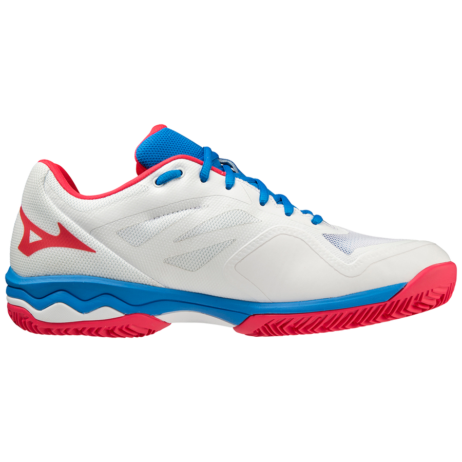 Mizuno Wave Exceed Light Padel White/Opera Red/Prace Blue