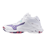 Mizuno WAVE LIGHTNING Z8 MID White/VioletIndigo/CamelliaRos
