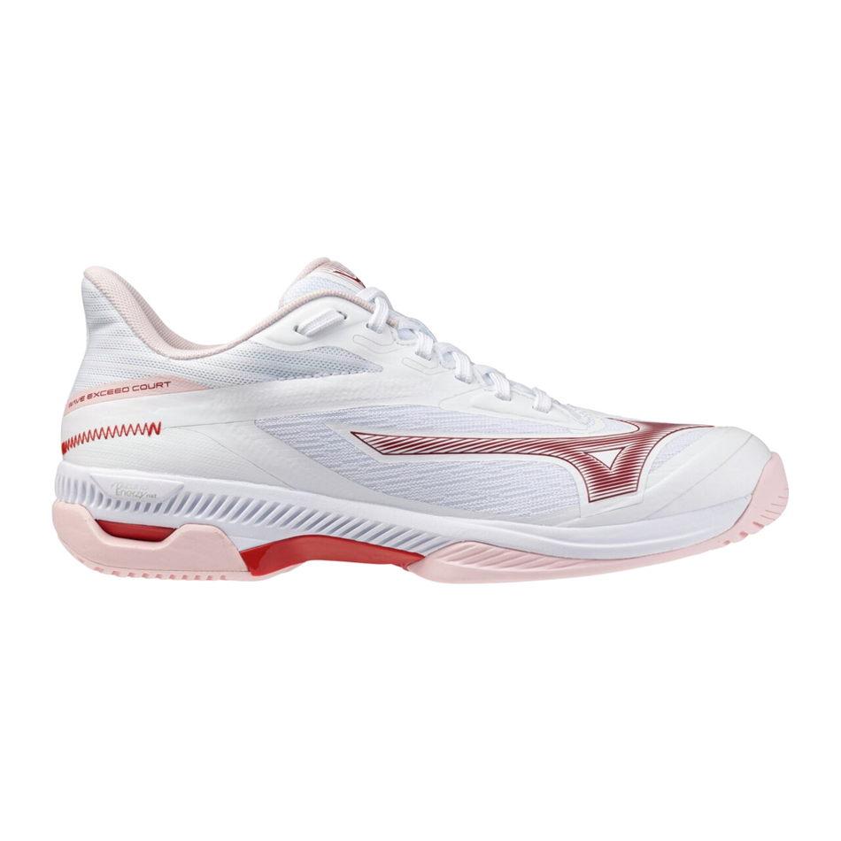 Mizuno WAVE EXCEED COURT AC White/Pinkesque/Barbados Cherr