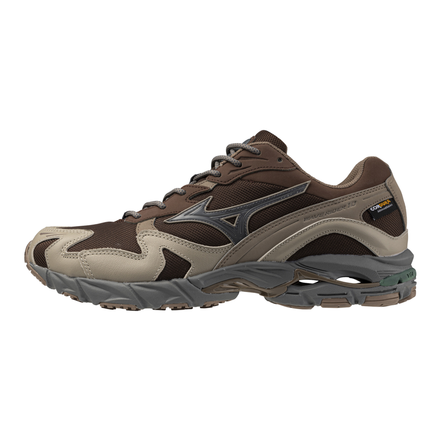 Mizuno WAVE RIDER 10 CORDURA Chicory Coffee/Vintage Khaki/Fossil