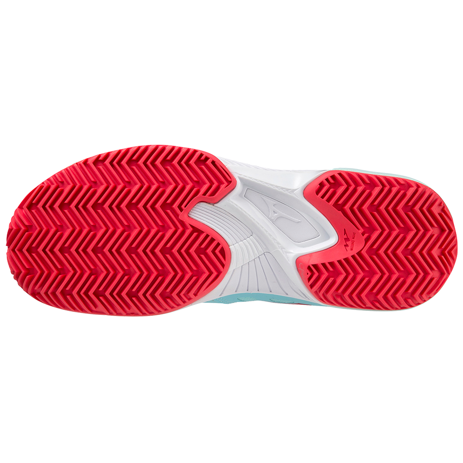 Mizuno Wave Exceed Tour 5 CC Tanager Turquoise/Fiery Coral 2/White