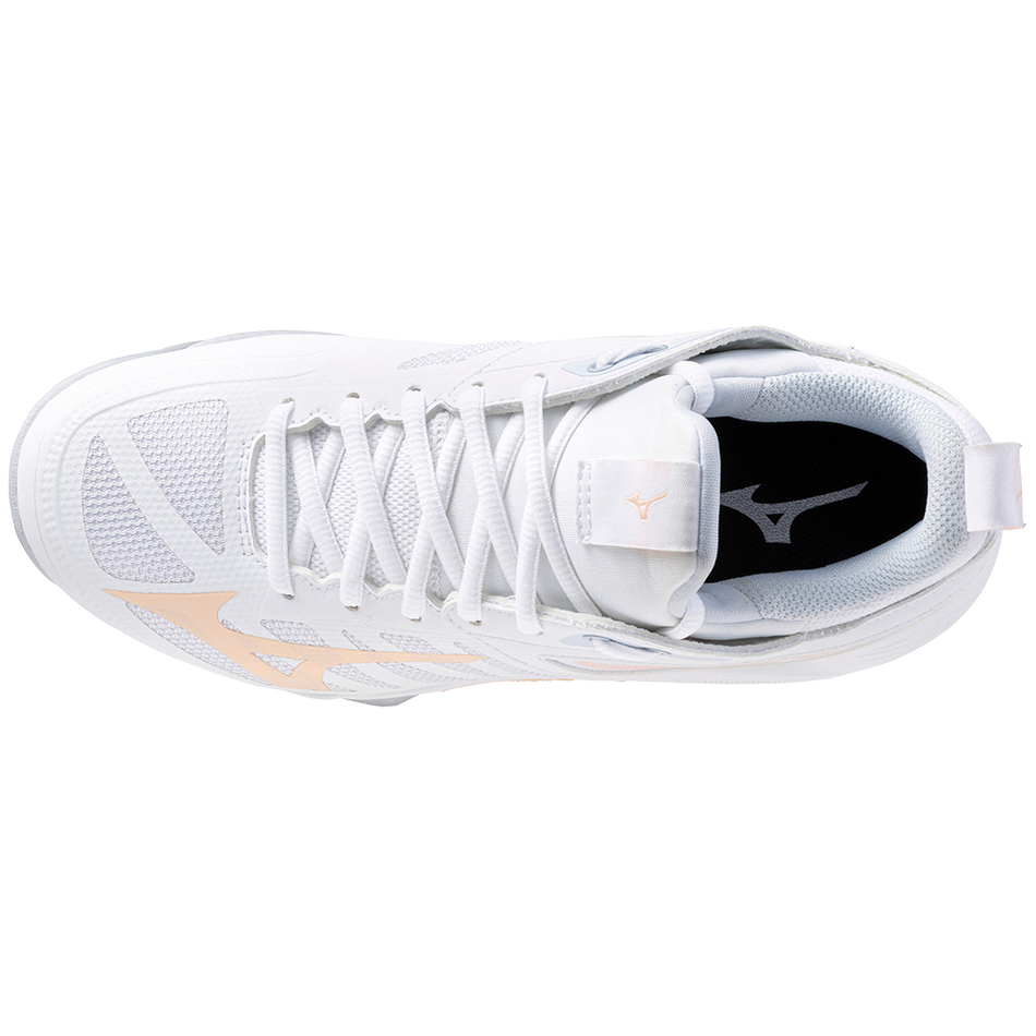 Mizuno WAVE DIMENSION White/PeachParfait/HalogenBlue