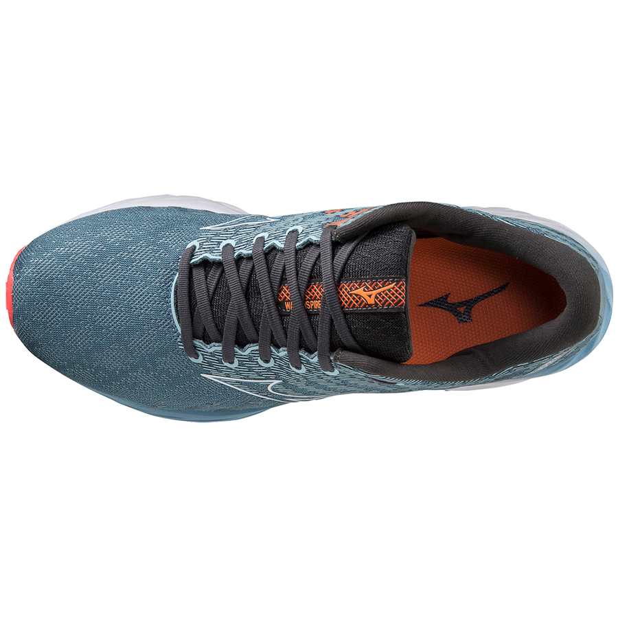 Mizuno Wave Inspire 19 Provincial Blue/White/Light Orange