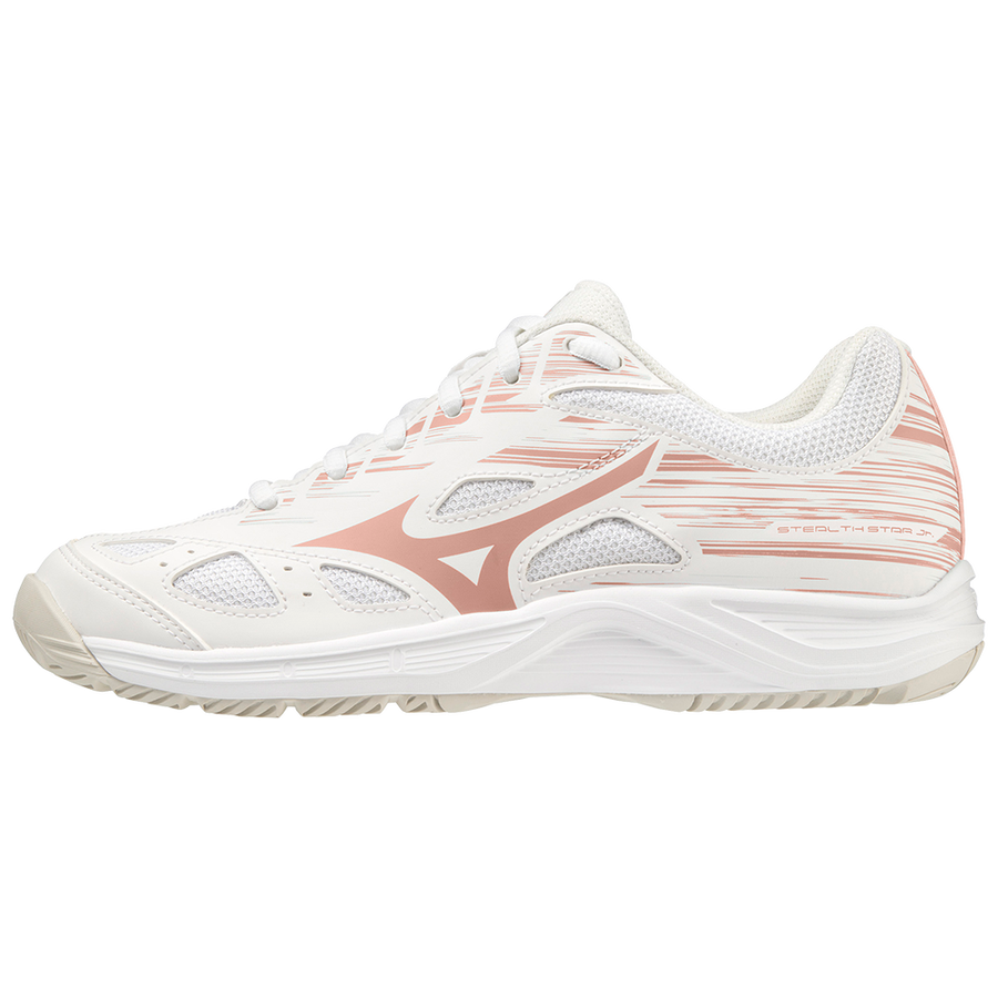 Mizuno STEALTH STAR JUNIOR White/Rose/Snow White