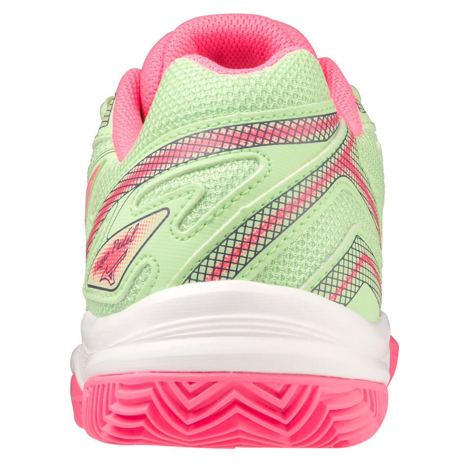 Mizuno BREAK SHOT 4 PADEL Patina Green / High-Vis Pink / White
