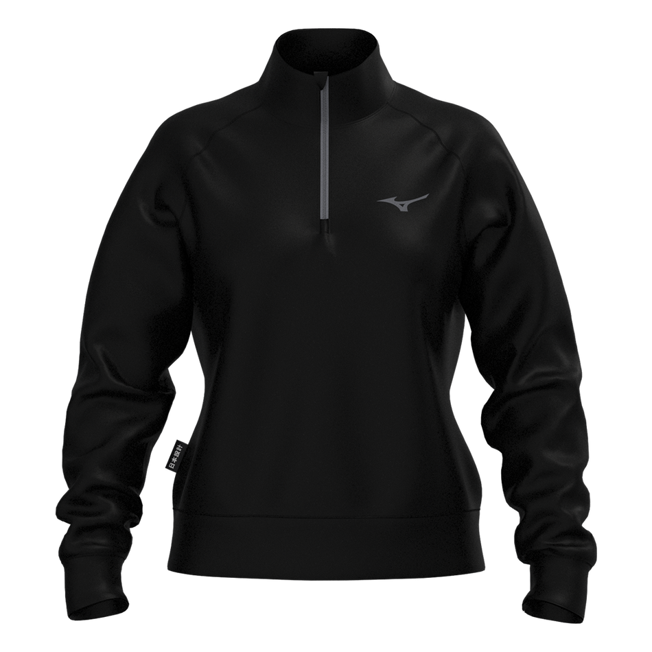 Mizuno Athleticwear 1/4 zip top Black