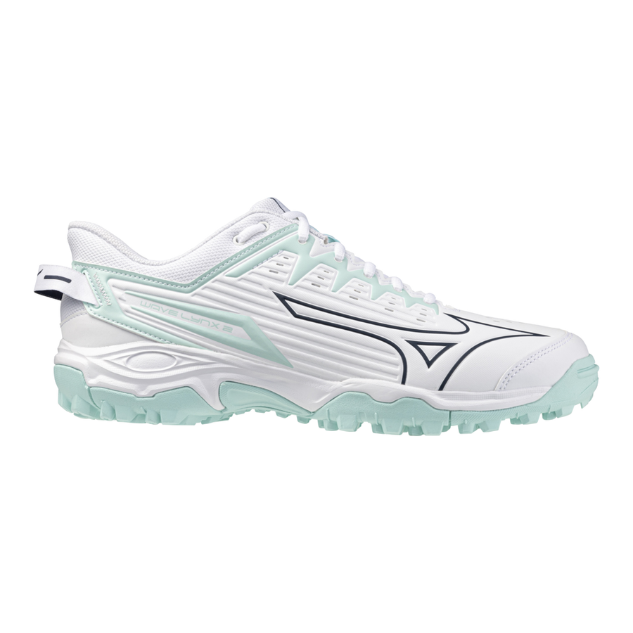 Mizuno WAVE LYNX 2 White/Blue Tint