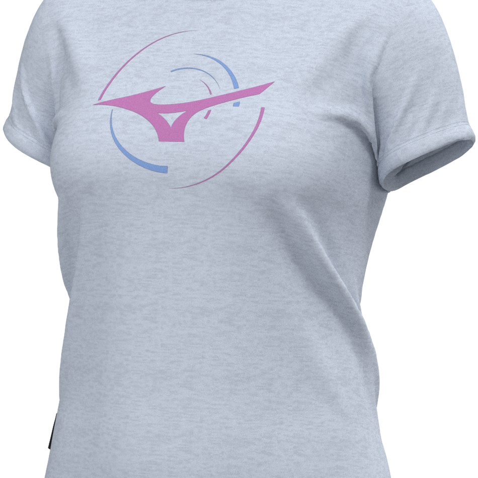 Mizuno Athletic RB T-shirt(W) ANCIENT WATER