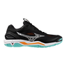 Mizuno WAVE STEALTH 6 Black/Tangelo/Ice Green