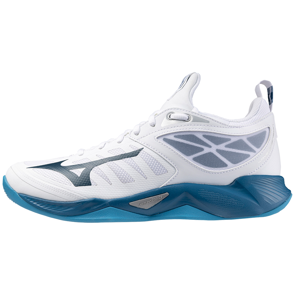 Mizuno WAVE DIMENSION White/Sailor Blue/Silver