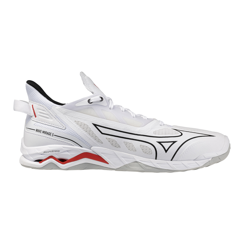 Mizuno WAVE MIRAGE 5 White/Black/Fiery Red