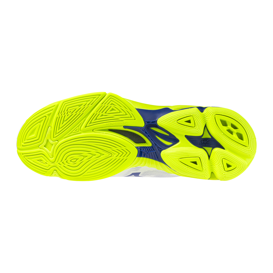 Mizuno WAVE LIGHTNING PRO MID White/Lightning Yellow/Dazzling Blue