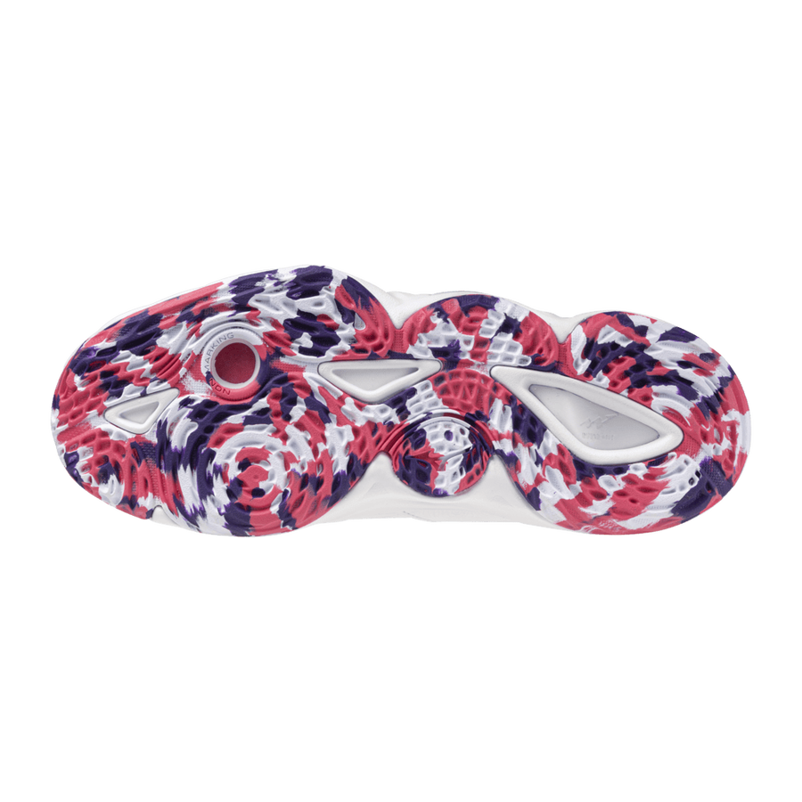 Mizuno WAVE MOMENTUM 3 White/VioletIndigo/CamelliaRos
