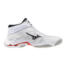 Mizuno WAVE LIGHTNING ELITE MID White/Black/Fiery Red
