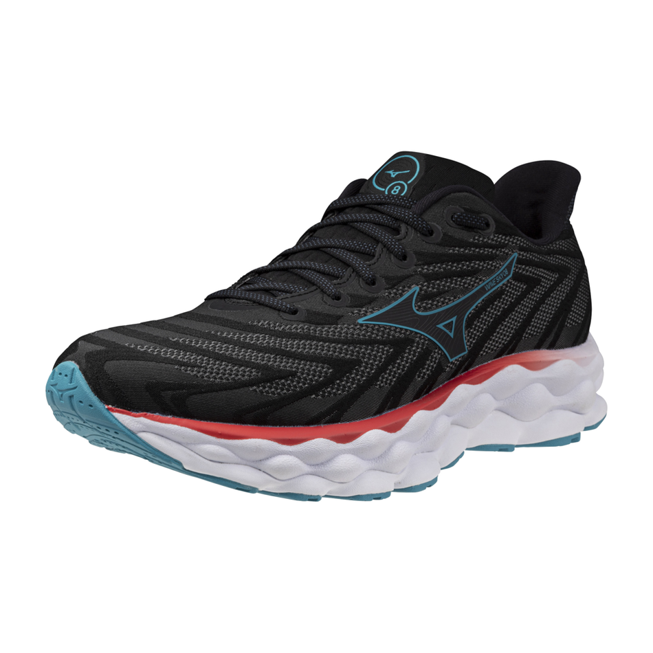 Mizuno WAVE SKY 8 Black/Black/Enamel Blue