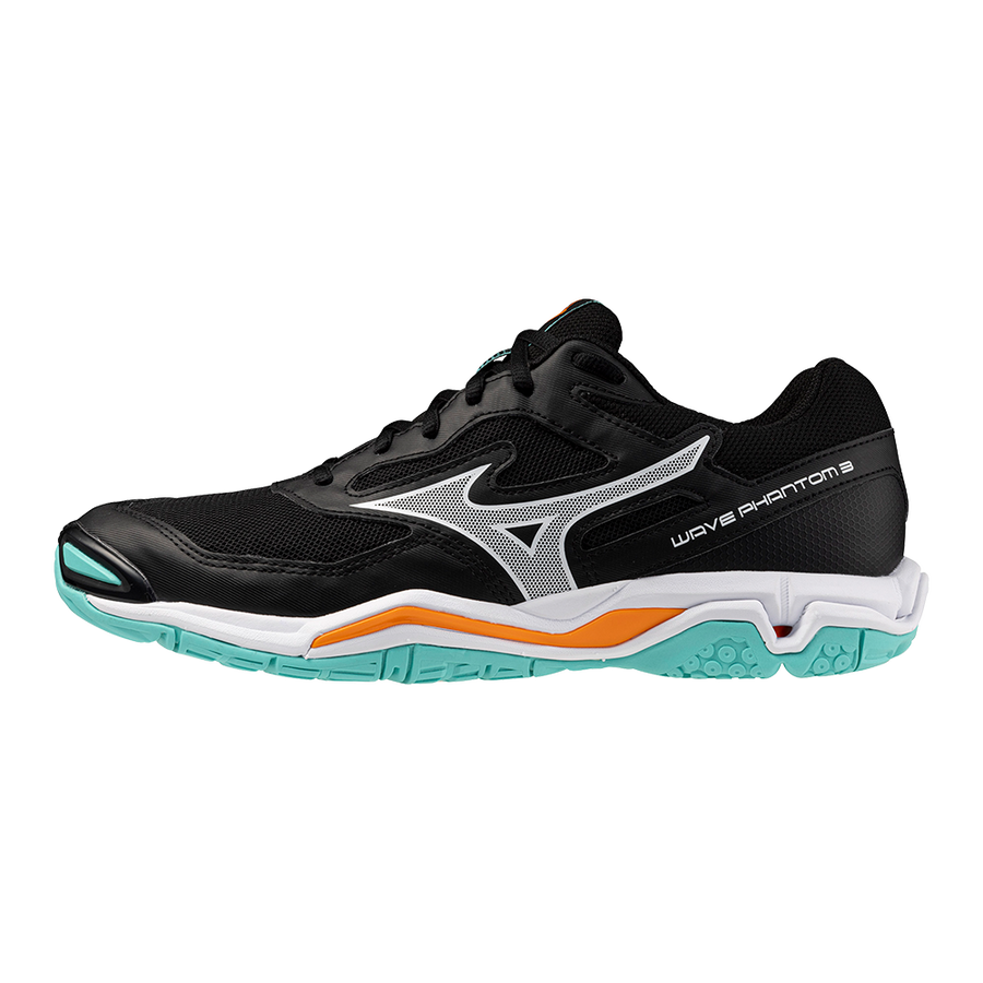 Mizuno WAVE PHANTOM 3 Black/Tangelo/Ice Green