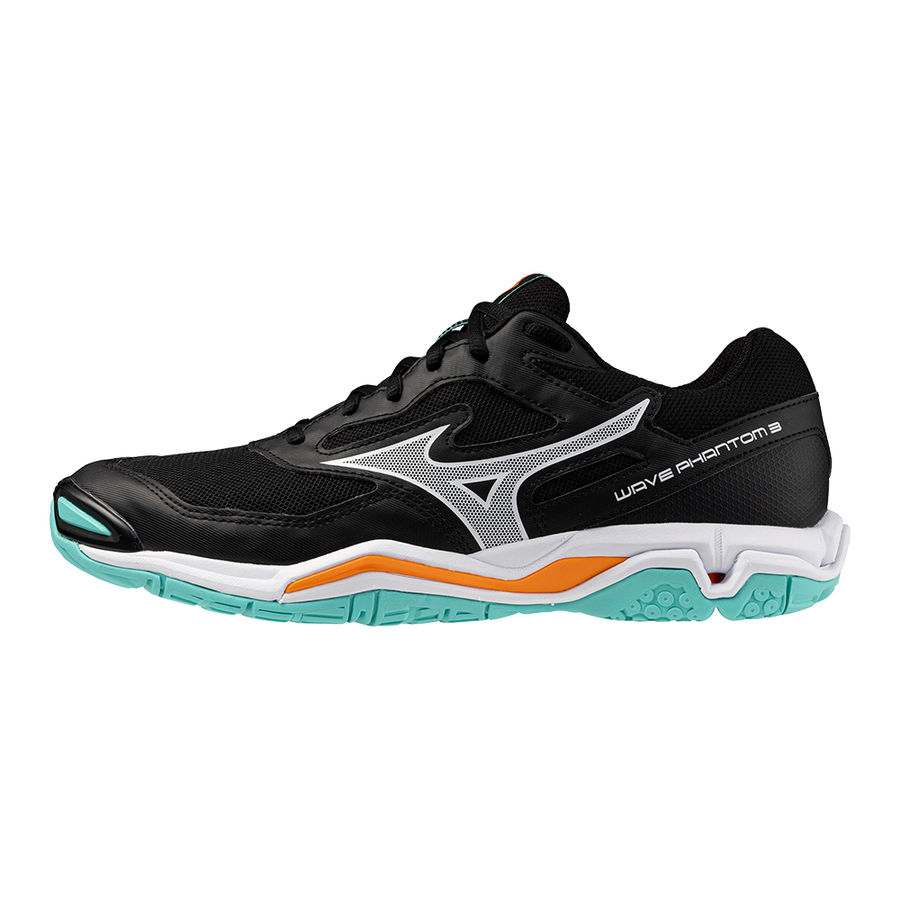 Mizuno WAVE PHANTOM 3 Black/Tangelo/Ice Green