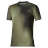 Mizuno Core graphic short sleeve tee Forest night / martini olive
