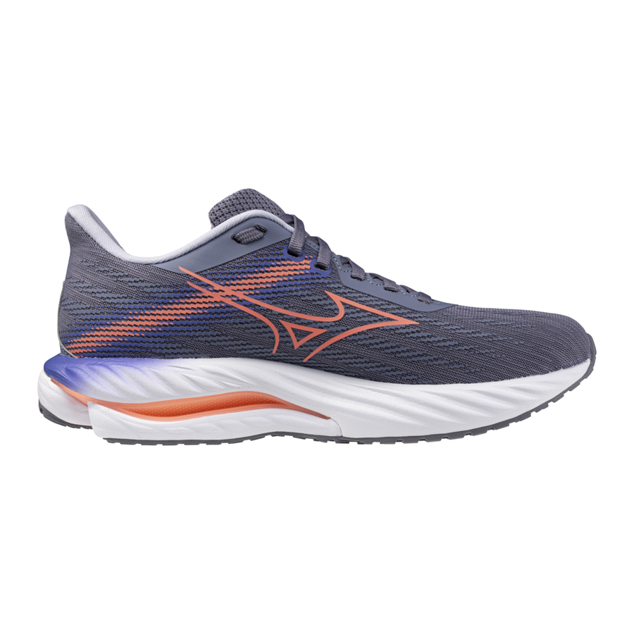 Mizuno WAVE INSPIRE 21 Blue Granite/Striking Coral/Iris Bloom