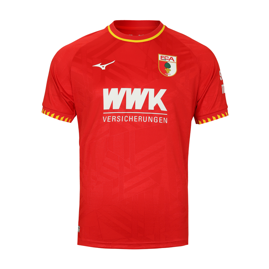 Mizuno Away Jersey FC Augsburg Men 25/26 Augsburg Red