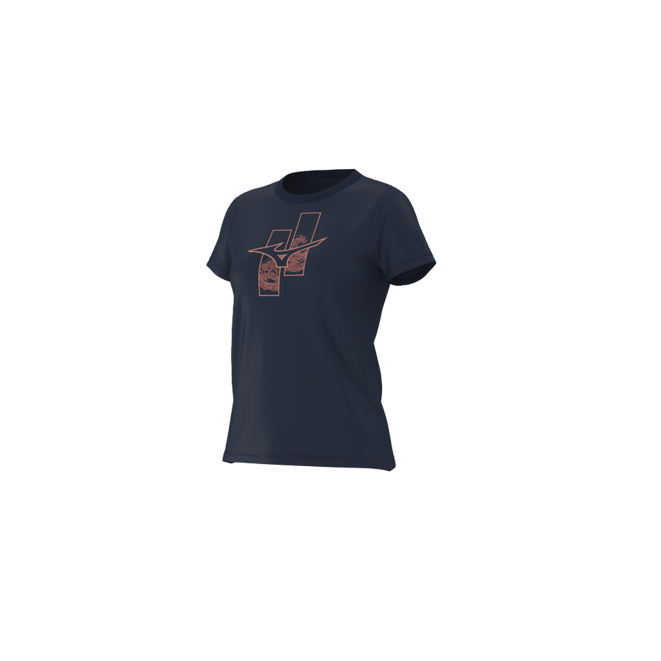 Mizuno Athleticwear runbird t-shirt Dress blues