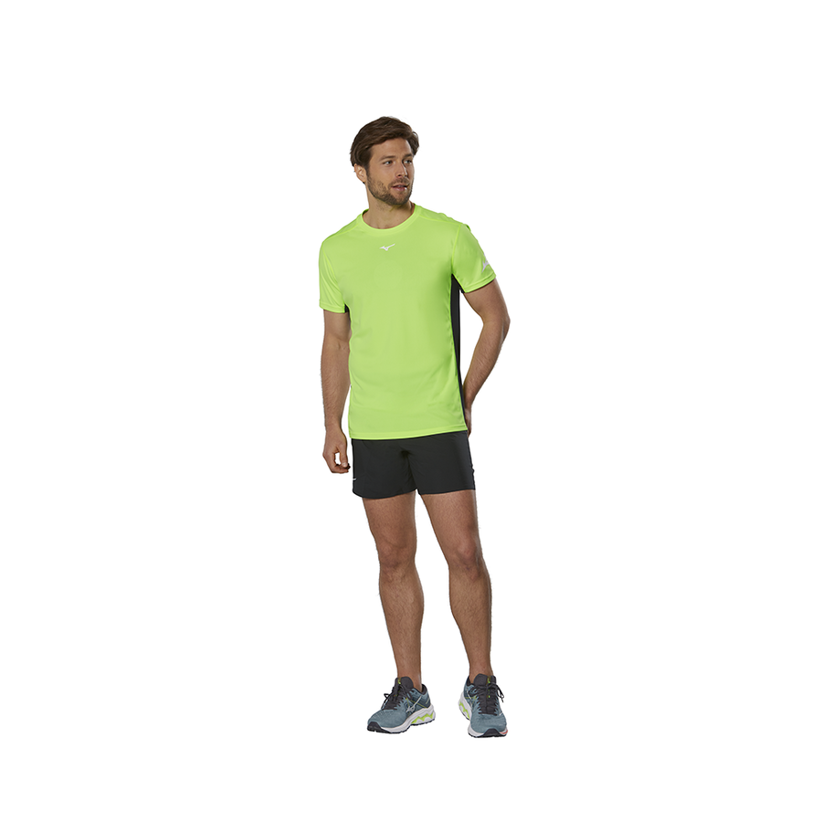 Mizuno Alpha Sun Protect Tee Neolime