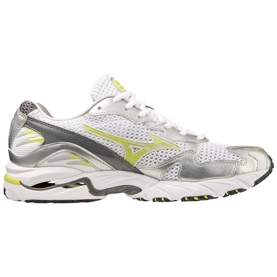 Mizuno Wave Rider 10 White/SunnyLime/Silver