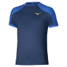 Mizuno Graphic Short Sleeve Tee(M) Estate Blue