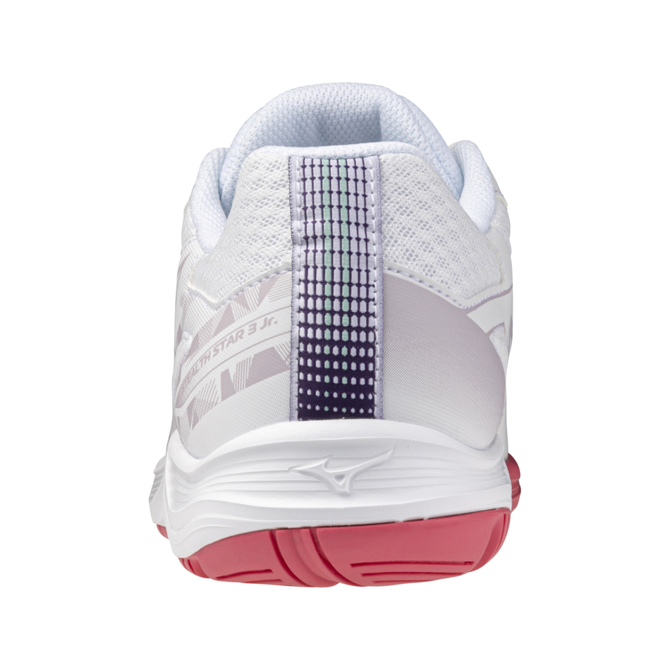 Mizuno STEALTH STAR 3 JR. White/VioletIndigo/CamelliaRos