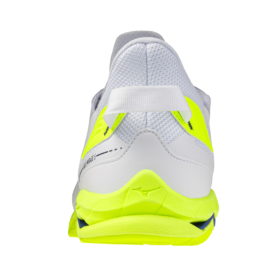 Mizuno WAVE MIRAGE 5 White/Lightning Yellow/Dazzlin