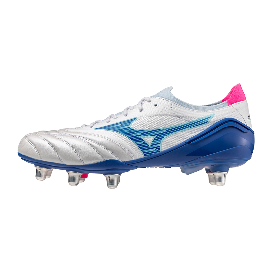 Mizuno MORELIA NEO IV BETA ELITE SI White/Tanager Turquoise/Pink Tetra
