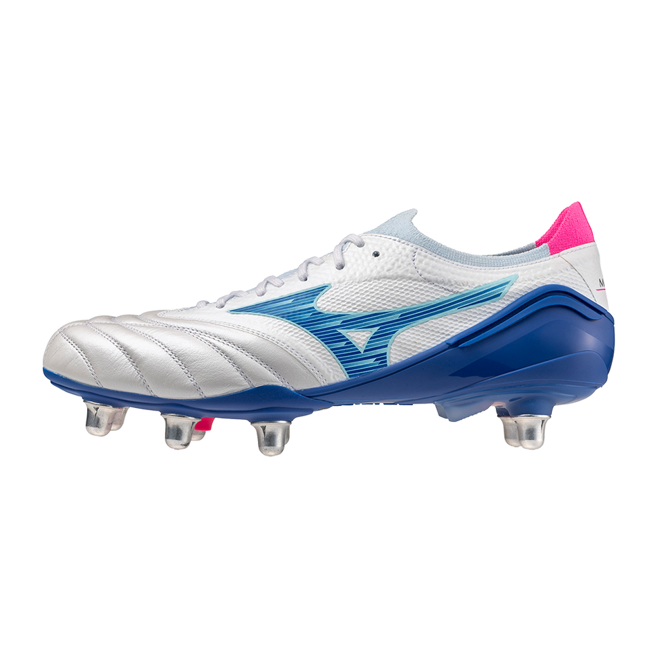 Mizuno MORELIA NEO IV BETA ELITE SI White/Tanager Turquoise/Pink Tetra