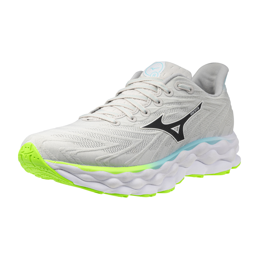 Mizuno WAVE SKY 8 Nimbus Cloud/Black/Green Gecko