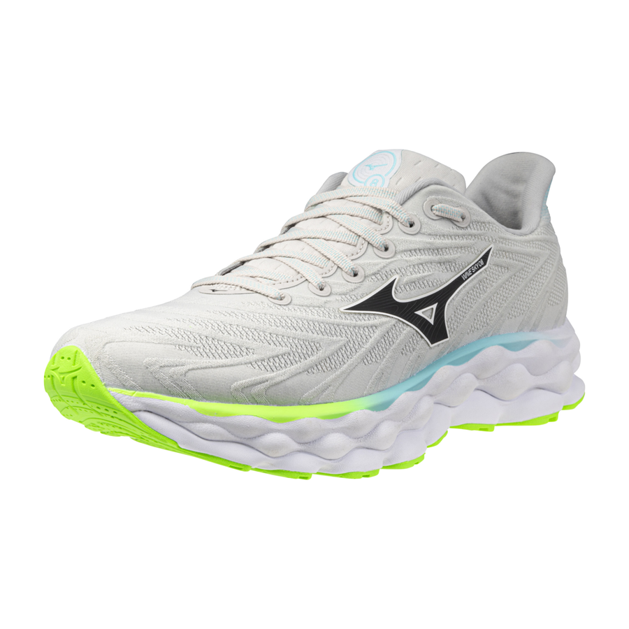 Mizuno WAVE SKY 8 Nimbus Cloud/Black/Green Gecko