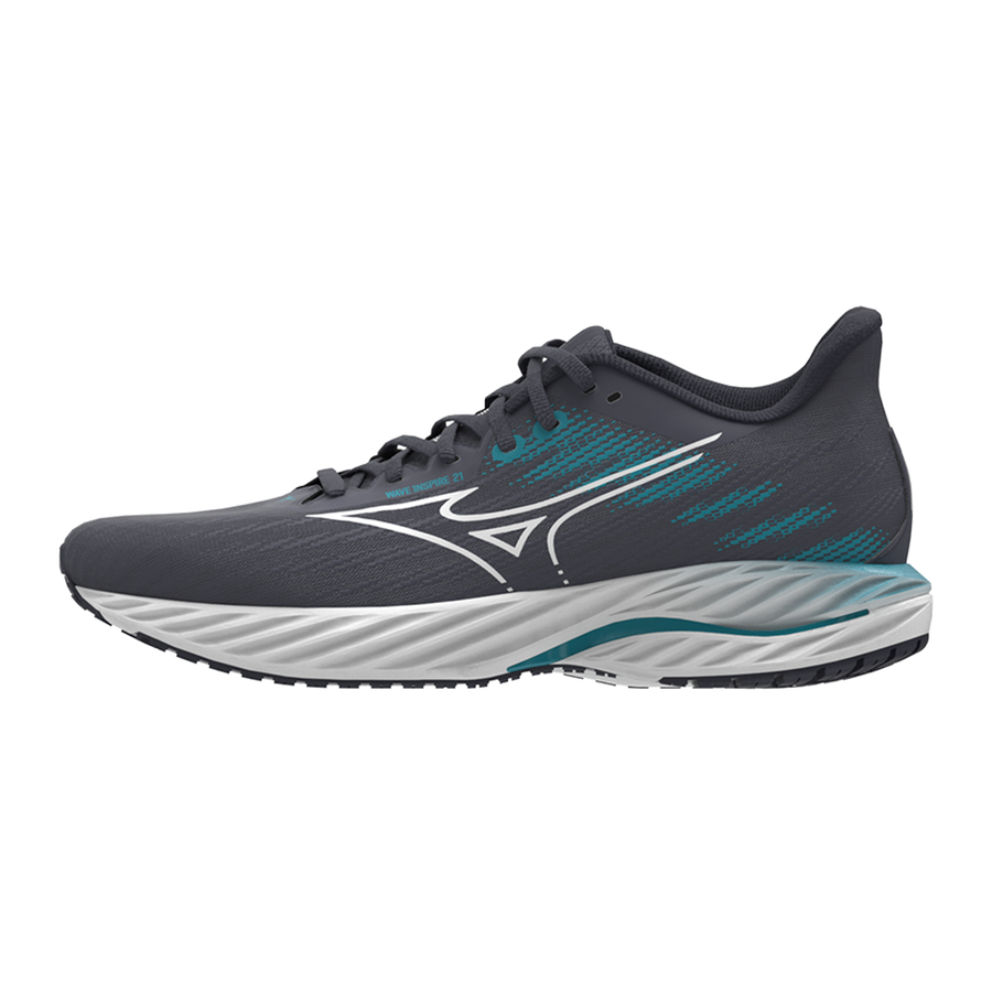 Mizuno WAVE INSPIRE 21 Odyssey Gray/White/Capri Breeze