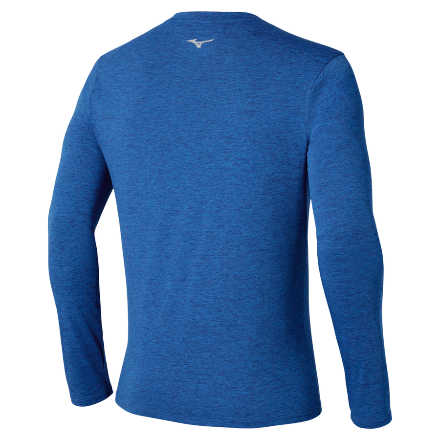 Mizuno Core Impulse Long Sleeve Tee Sodalite Blue