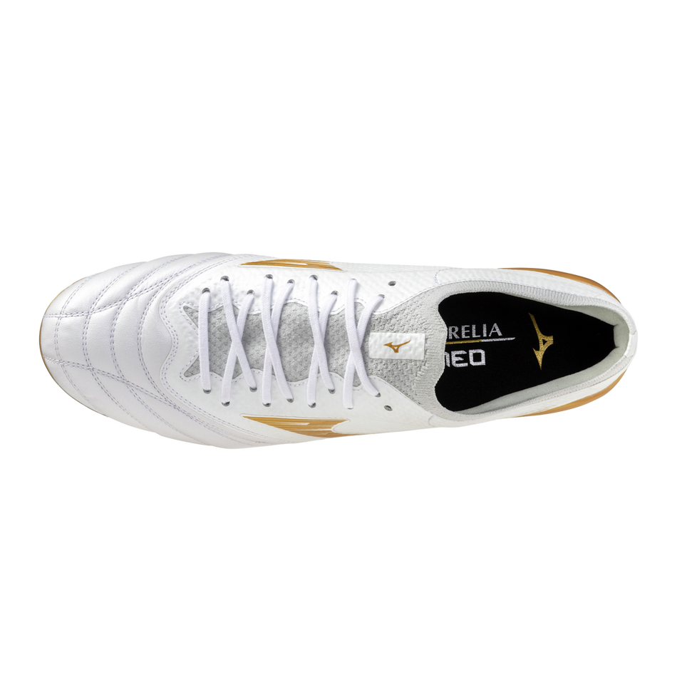 Mizuno MORELIA NEO IV &beta; ELITE MIX White/MP Gold/Cool Gray 3C