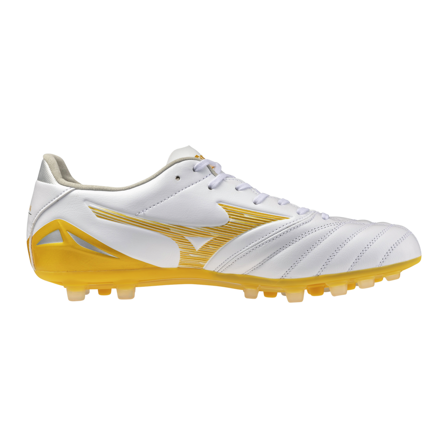Mizuno MORELIA NEO IV PRO AG White/MP Gold/Cool Gray 3C