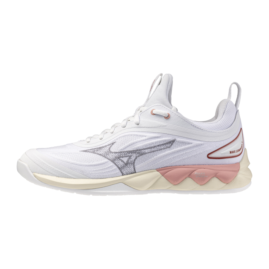 Mizuno WAVE LUMINOUS 3 White/Rose Elegance/Lava Falls