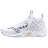 Mizuno WAVE MOMENTUM 3 MID White/NavyPeony/PeachParfait