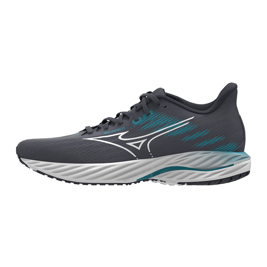 Mizuno WAVE INSPIRE 21 Odyssey Gray/White/Capri Breeze