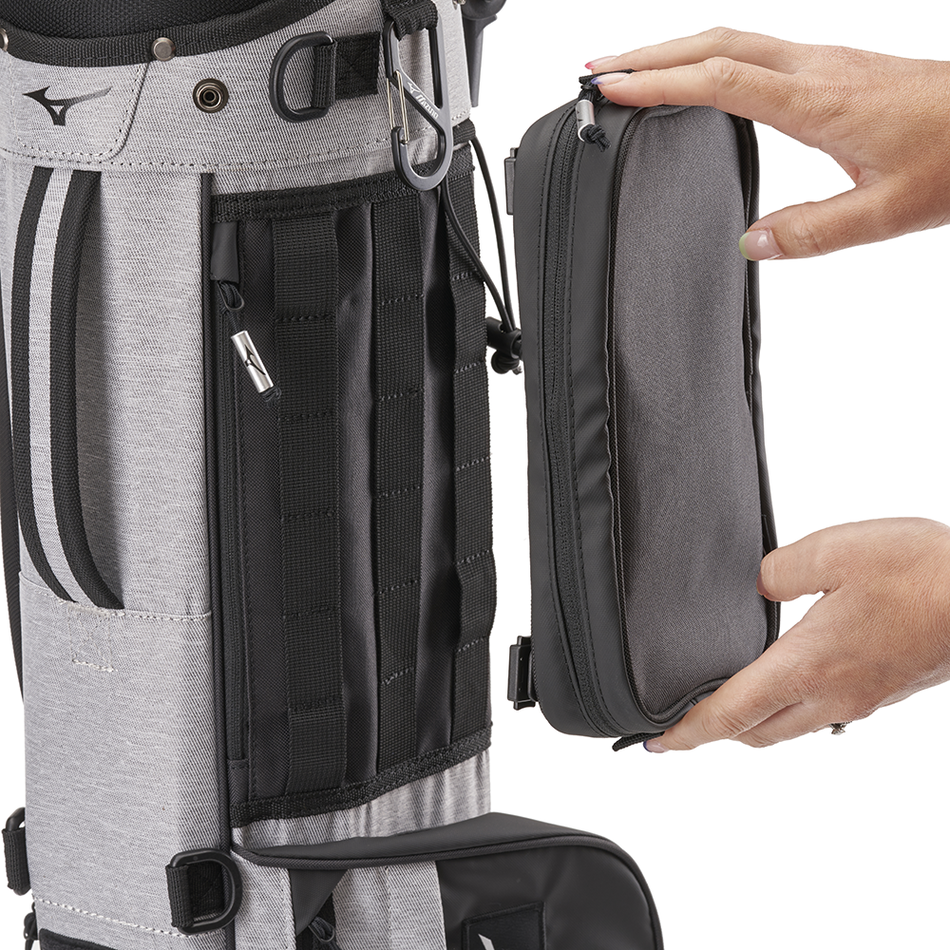 Mizuno BR-D2 CARRY BAG Heather Grey/Black