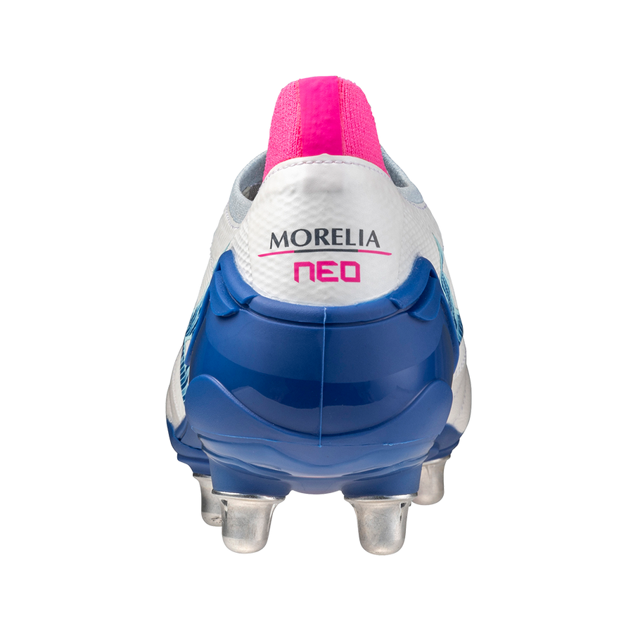 Mizuno MORELIA NEO IV BETA ELITE SI White/Tanager Turquoise/Pink Tetra