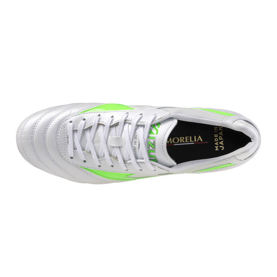 Mizuno MORELIA II JAPAN White/neon green/galaxy silver