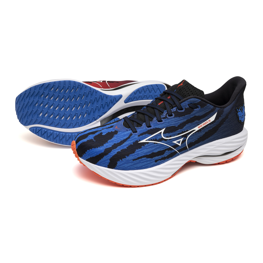 Mizuno WAVE RIDER 28 Mizuno ignition red/white/baseball blue