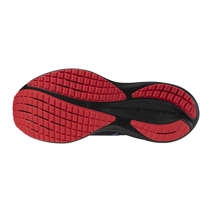 Mizuno WAVE RIDER 29 AMSTERDAM Black/All Aboard/High Risk Red