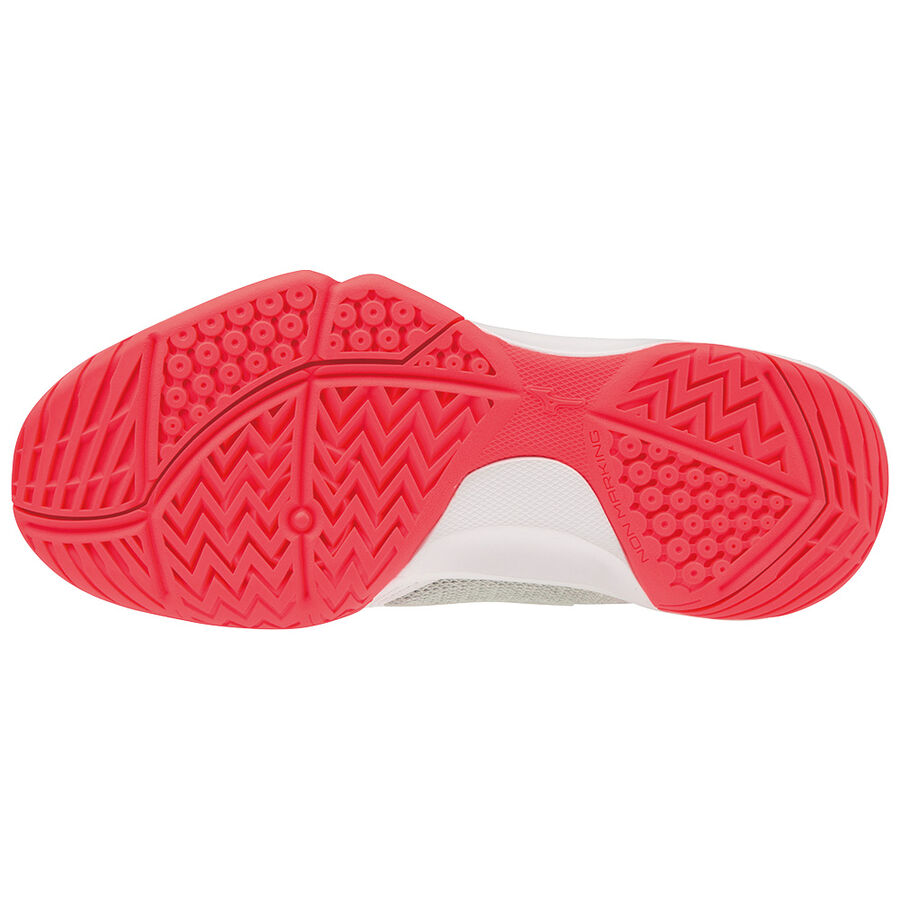 Mizuno WAVE FLASH AC White/DShadow /FieryCoral